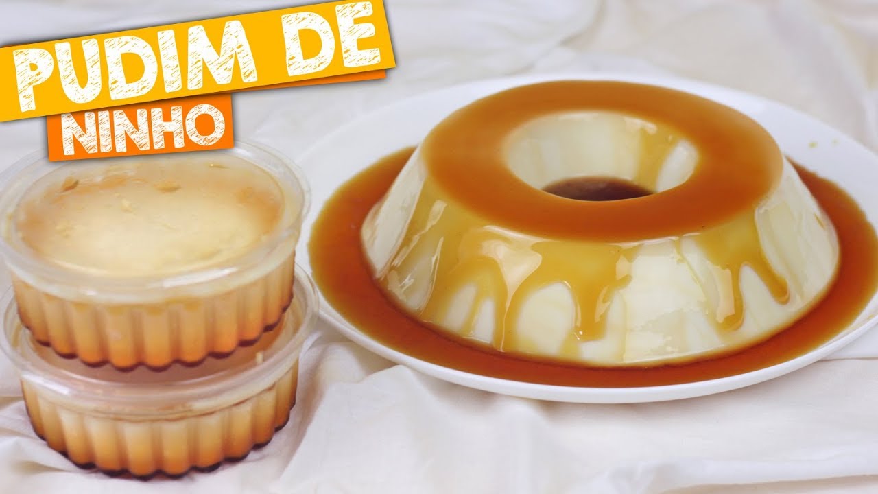 PUDIM DE LEITE NINHO SEM OVO E SEM FORNO | PUDIM NO POTE | Nandu Andrade